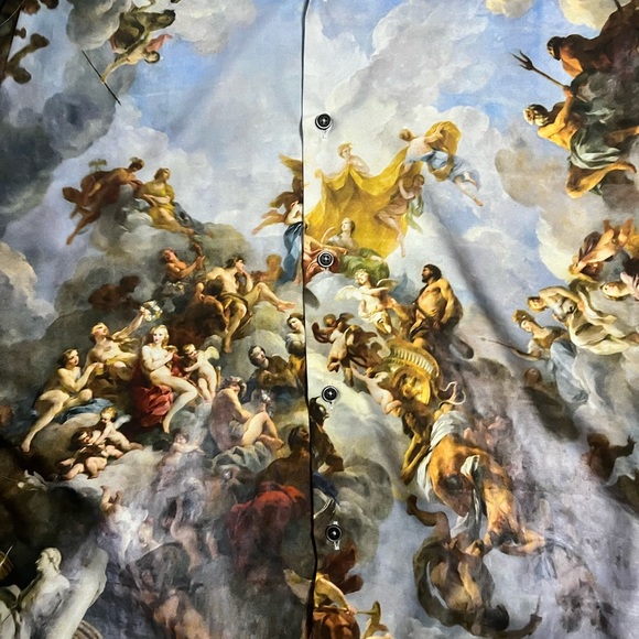 Renaissance angel print men’s medium shirt - Picture 2 of 2